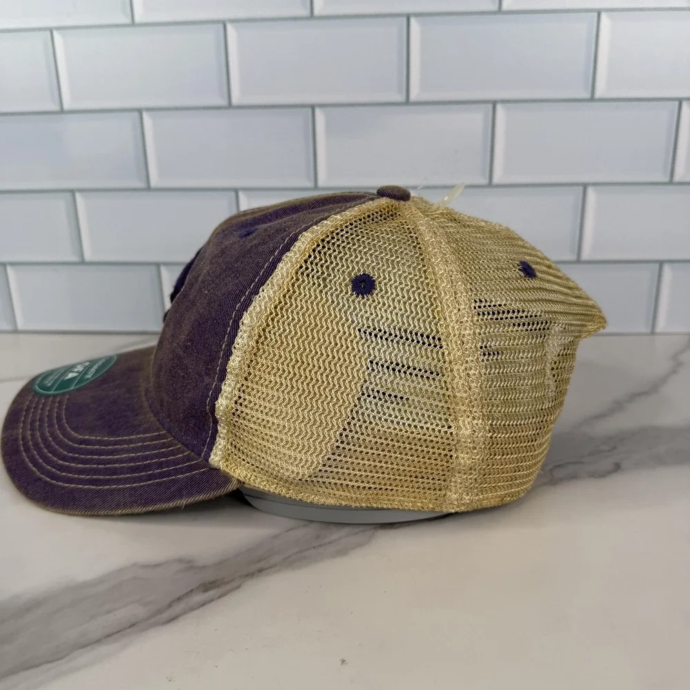 Kansas State Wildcats Hat Cap Snap Back Mens One Size Purple Tan NCAA Football